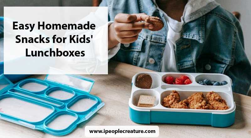 Easy Homemade Snacks for Kids' Lunchboxes